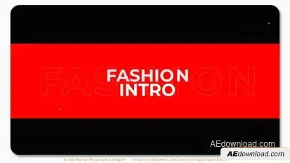 Fashion Youtube Intro Openers template preview