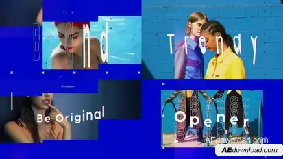 Fashion Modern Opener - Fashion Blue Color Openers template preview