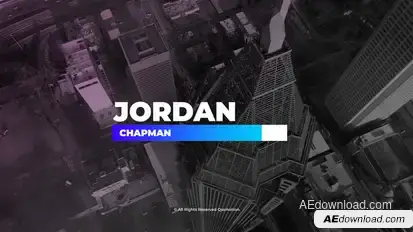 Fast & Clean Lower Thirds Titles template preview
