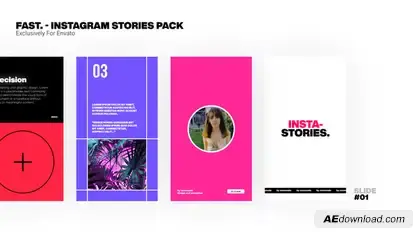 Fast. - Instagram Stories Titles template preview