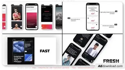 Fast App Intro Product Promo template preview