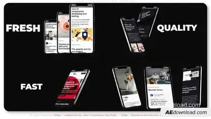 Fast Black App Promo Product Promo template preview