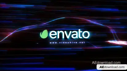 Fast Car Logo Ident Logo Stings template preview