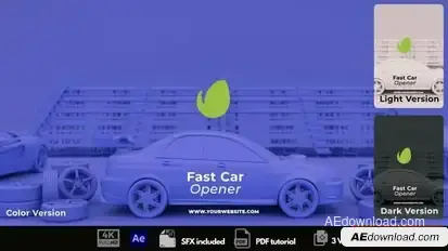 Fast Car Opener Openers template preview