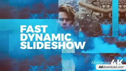 Fast Dynamic Slideshow Video Displays template preview