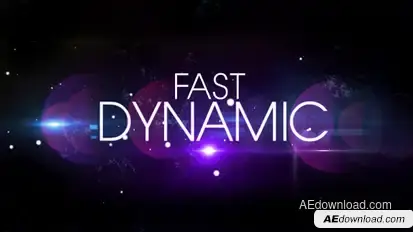 Fast Dynamic Slideshow Video Displays template preview