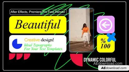Fast Dynamic Typography Opener Titles template preview