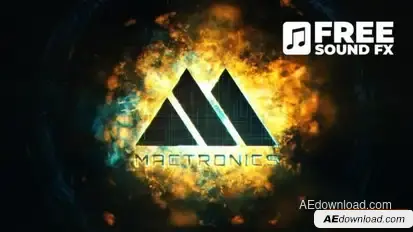 Fast Explosion Logo Reveal Logo Stings template preview