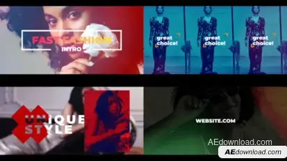 Fast Fashion Intro for After Effects Openers template preview