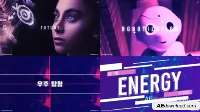 Fast Future Intro for After Effects Product Promo template preview