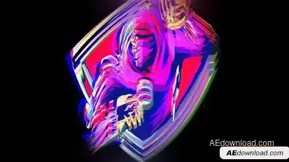 Fast Glitch Logo Logo Stings template preview