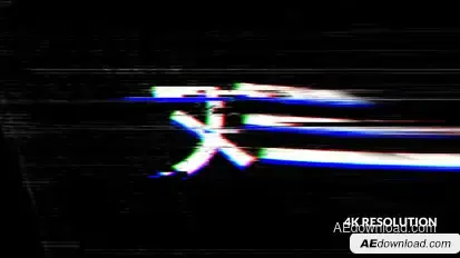 Fast Glitch Logo Intro 2 Logo Stings template preview