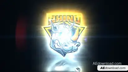 Fast Glitch Logo Intro Logo Stings template preview