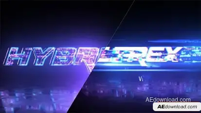 Fast Glitch Logo Reveal Logo Stings template preview