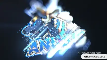 Fast Glitch Logo Reveal Logo Stings template preview