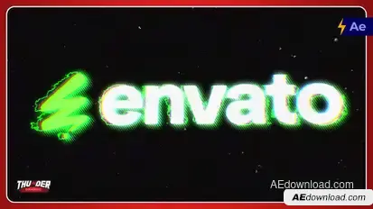 Fast Glitch Logo Reveal Logo Stings template preview