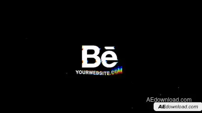 Fast Glitch Logo RGB Logo Stings template preview