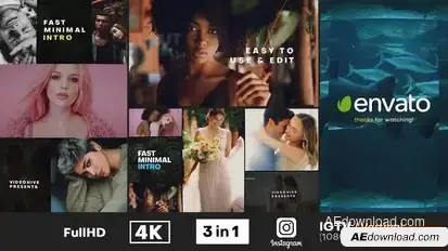 Fast Minimal Intro Openers template preview