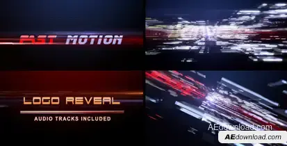 Fast Motion (Logo Reveal) Logo Stings template preview