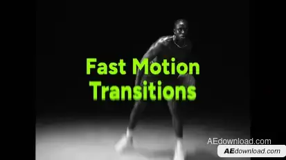 Fast Motion Transitions Elements template preview