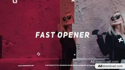 Fast Energy Promo Openers template preview