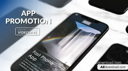 Fast Phone App Intro Product Promo template preview
