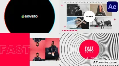 Fast Photo Intro | After Effects Logo Stings template preview