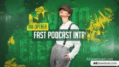 Fast Podcast Intro Openers template preview