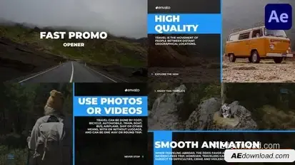Fast Promo for After Effects Openers template preview