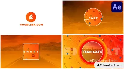 Fast Short Opener for After Effects Openers template preview