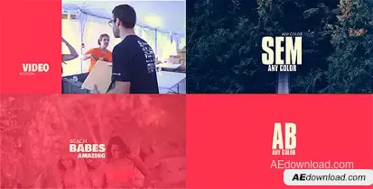 Fast Slideshow Video Displays template preview