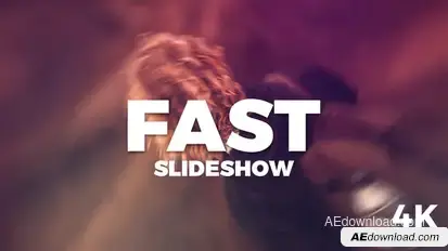 Fast Slideshow Video Displays template preview