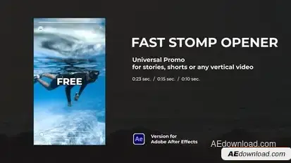 Fast Stomp Opener - Vertical for Stories Openers template preview