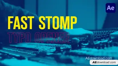 Fast Stomp // Typo Opener Openers template preview