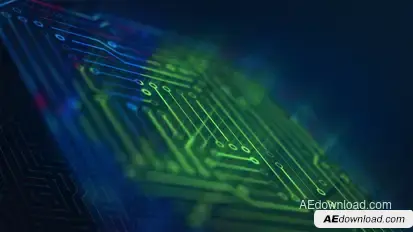 Fast Tech Chip Logo Opener Intro Logo Stings template preview
