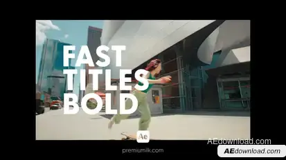 Fast Titles Pack Bold Titles template preview