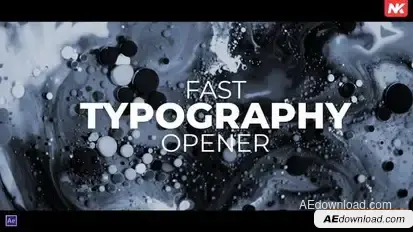 Fast Typography Opener Openers template preview