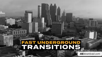 Fast Underground Transitions | After Effects Elements template preview