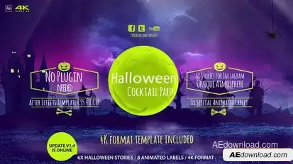 Favorite Halloween Party v1.5 Openers template preview