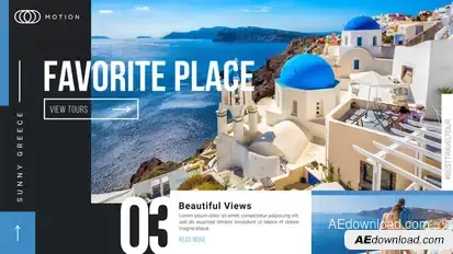 Favorite Place - Travel Holiday Promotion Openers template preview