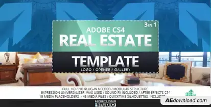 Favorite Real Estate Video Displays template preview