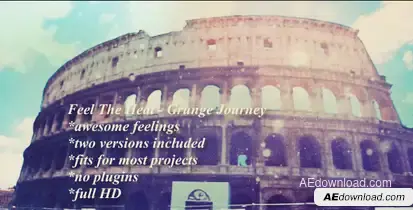 Feel The Heat - Grunge Journey Openers template preview