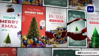 Festive Christmas Stories Openers template preview