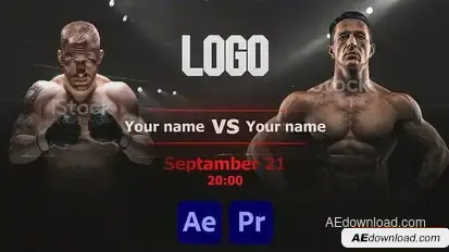 Videohive Fight Night 41775340 Openers template preview