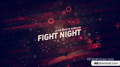 Fight Night Opener Video Displays template preview