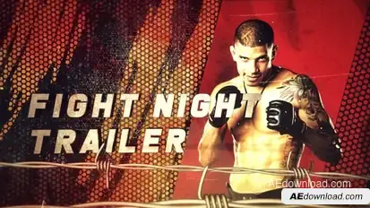 Fight Night Trailer Openers template preview