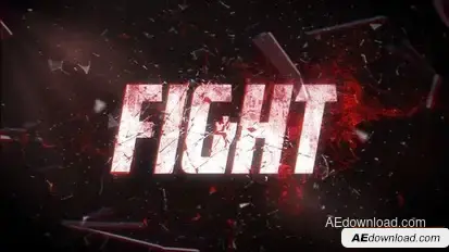Fight Night | Trailer Titles Openers template preview