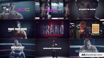 Fight Promo Openers template preview
