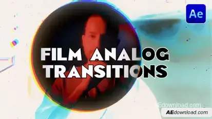 Film Analog Transitions Elements template preview