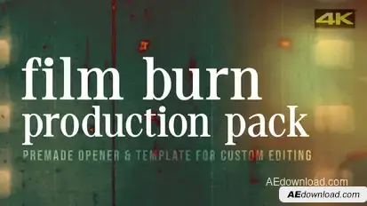 Film Burn Openers template preview